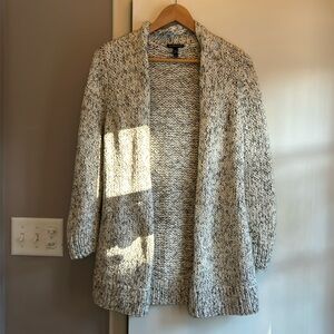 Eileen Fisher, chunky knit cardigan sweater, size XXS